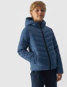 4F Geacă din puf cu umplutură sintetică pentru băieți - denim 140