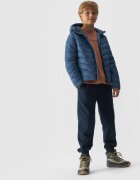 4F Geacă din puf cu umplutură sintetică pentru băieți - denim 140