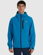 4F Geacă softshell anti-vânt membrană 8000 pentru bărbați - albastră XXL