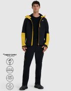 4F Geacă softshell anti-vânt membrană 8000 pentru bărbați - galbenă XXL