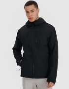 4F Geacă softshell anti-vânt membrană 8000 pentru bărbați - neagră XXL