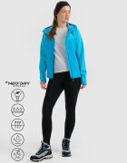 4F Geacă softshell anti-vânt membrana 8000 pentru femei - albastră XS