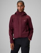 4F Geacă softshell cu membrană windproof 8000 pentru femei - burgundy XL