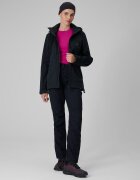 4F Geacă softshell cu membrană windproof 8000 pentru femei - neagră L