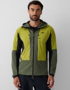4F Geacă softshell PRO rezistentă la vânt cu membrană 10000 pentru bărbați - verde XXL