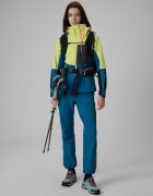 4F Geacă softshell rezistentă la vânt cu membrană 10000 pentru femei - galbenă XS