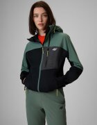 4F Geacă softshell rezistentă la vânt cu membrană 10000 pentru femei - neagră XS