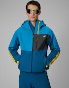 4F Geacă softshell rezistentă la vânt PRO cu membrană 10000 pentru bărbați - albastră XXL