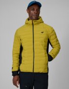 4F Geacă trekking cu umplutură Primaloft Silver pentru bărbați - galbenă 3XL