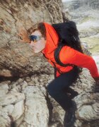 4F Hanorac de trekking cu uscare rapidă pentru bărbați - portocaliu XXL