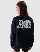 4F Hanorac de trening fără fermoar și glugă unisex | Drift Masters - neagră XXL