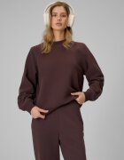 4F Hanorac de trening loose fără glugă pentru femei - maro XL