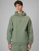 4F Hanorac de trening regular cu glugă bărbați - khaki XXL