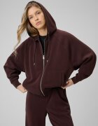 4F Hanorac de trening regular cu modal pentru femei - maro XL