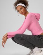 4F Hanorac fără cusături slim cu glugă pentru femei - XL/XXL