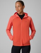 4F Hanorac trekking regular cu glugă pentru femei - coral XS