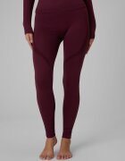 4F Lenjerie termică activă fără cusături (jos) pentru femei - burgundy M/L