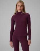 4F Lenjerie termică călduroasă (sus) pentru femei - burgundy S