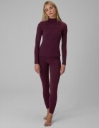 4F Lenjerie termică călduroasă (sus) pentru femei - burgundy S