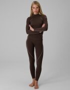 4F Lenjerie termică fără cusături (jos) pentru femei - maro M/L