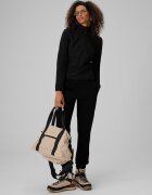 4F Lenjerie termică fleece (sus) pentru femei - neagră M