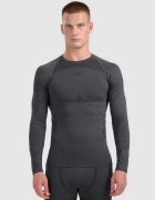 4F Lenjerie termoactivă fără cusături (bluză) pentru bărbați - gri XXL/3XL