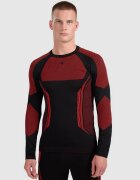4F Lenjerie termoactivă fără cusături (bluză) pentru bărbați - roșie XXL/3XL