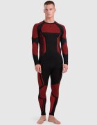 4F Lenjerie termoactivă fără cusături (bluză) pentru bărbați - roșie XXL/3XL