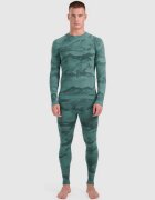 4F Lenjerie termoactivă fără cusături (bluză) pentru bărbați - verde S/M