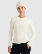 4F Lenjerie termoactivă fără cusături (bluză) pentru femei - culoare crem M/L