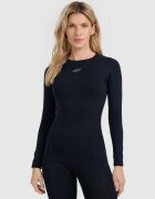 4F Lenjerie termoactivă fără cusături (bluză) pentru femei - neagră M/L