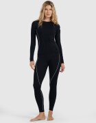 4F Lenjerie termoactivă fără cusături (bluză) pentru femei - neagră M/L