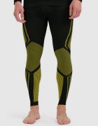 4F Lenjerie termoactivă fără cusături (colanți) pentru bărbați - galbenă XXL/3XL