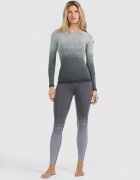 4F Lenjerie termoactivă fără cusături cu lâna merino (bluză) pentru femei - gri XS/S