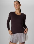 4F Longsleeve de antrenament slim cu uscare rapidă pentru femei - maro M