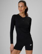4F Longsleeve de antrenament slim cu uscare rapidă pentru femei - S