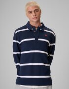 4F Longsleeve polo relaxed pentru bărbați - S