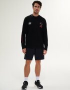 4F Longsleeve relaxed cu imprimeu bărbați - XL