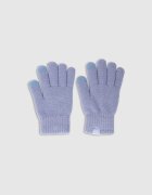 4F Mănuși din tricot Touch Screen pentru copii - albastre S/M