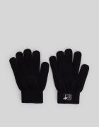 4F Mănuși tricotate pentru copii - negre L/XL
