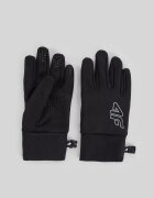 4F Mănuși tricotate Touch Screen pentru copii - negre L/XL
