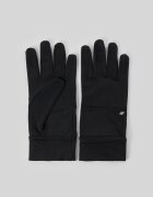 4F Mănuși tricotate Touch Screen unisex - negre S