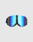 4F Ochelari de schi cu strat multicolor pentru băieți - negri MT
