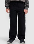 4F Pantaloni cargo de trening pentru băieți - negri 134