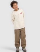 4F Pantaloni casual cargo pentru băieți - maro 122/128 (6-8 ani)