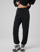 4F Pantaloni cu crac larg cu modal pentru femei - negri XL