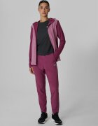 4F Pantaloni de alergare cu uscare rapidă pentru femei - burgundy XL