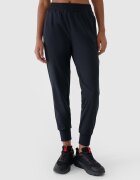 4F Pantaloni de antrenament cu uscare rapidă pentru femei - negri S