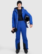 4F Pantaloni de schi cu bretele membrana 10000 pentru bărbați - albaștri XL