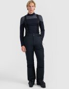 4F Pantaloni de schi cu bretele membrana 10000 pentru bărbați - negri XL